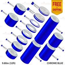PinStriping Pin Stripe Adhesive Tape Styling Decal Vinyl Sticker CHROME BLUE