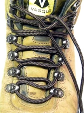 2 Pair Pack - proBOOT Multi-color rugged wear Heavy Duty round boot shoelaces 