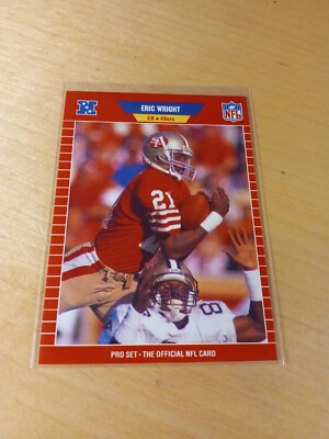 1989 Pro Set #479 ERIC WRIGHT San Francisco 49ers Football Card, Cornerback (NM)