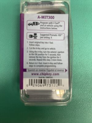 Standard Cut A-Key Chip Key,No 18MIT300,  Hy-Ko Prod Co