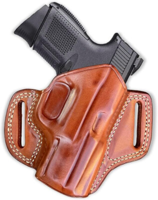 Leather Pancake Holster Fits Sıg Sauer P320-XTEN Compact 10mm 3.8'' Barrel #1652#