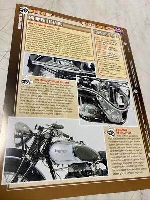 Triumph 350 Tiger 80 1937 Motorcycle Passion Collection