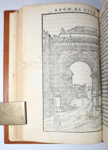 1569 Antichita della Citta di Roma Bernardo GAMUCCI 2nd Ed Illustrated Map - Picture 13 of 24