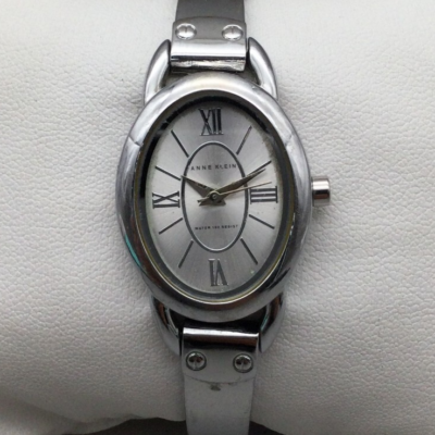 Anne Klein Watch Women 22mm Silver Tone AK/1293 Oval Dial 6