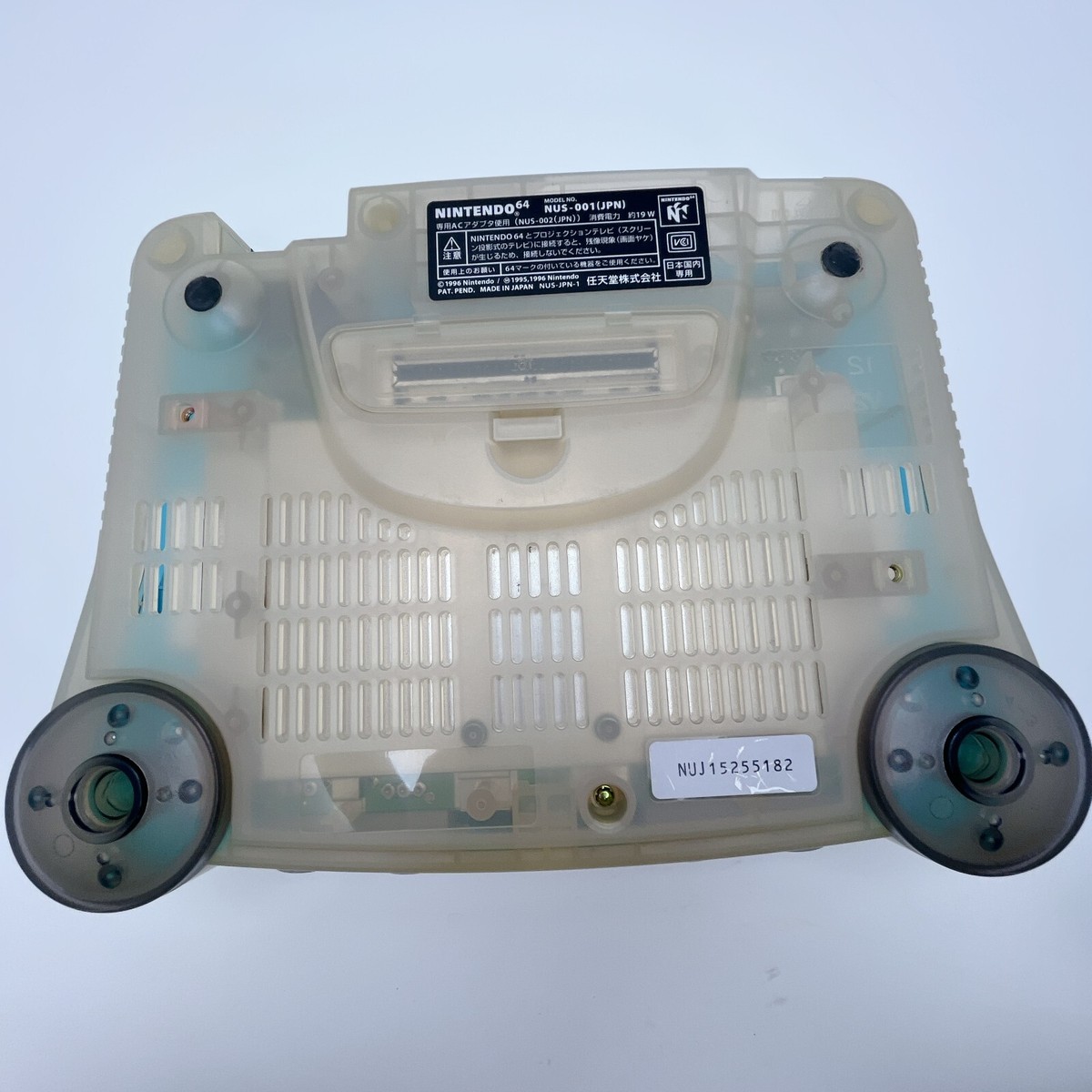 Nintendo 64 N64 Ice Clear Blue Console Set NUS-001 Japan (ES003