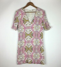 Free People Multicolor Tribal-Aztec Printed Casual Dress Women's Size 6