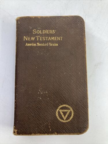 1901 Erster Weltkrieg Soldaten Neues Testament Bibel ASV American Standard Version betont - Bild 1 von 11