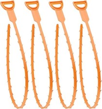 4PCS Hair Sink Drain Clog Remover Tool Plumbing Cleaner Remover Bathroom Kitchen