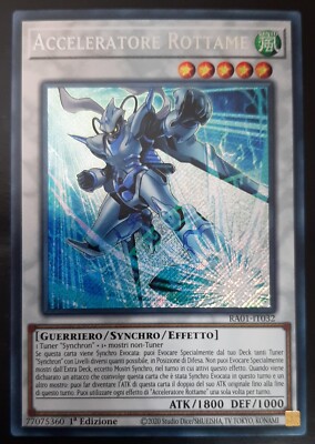 SCHROTTBESCHLEUNIGER selten geheim auf Italienisch RA01-IT032 YUGIOH