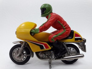 toy motorcycle with rider