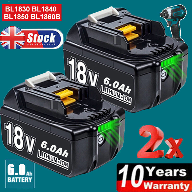 Packs Batteries For Makita 18V Battery Li-Ion BL1830