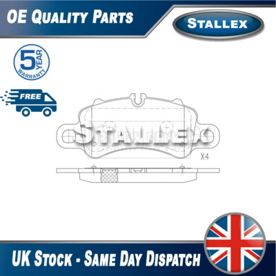 Fits Porsche 911 718 Boxster Cayman 2.5 3.0 Brake Pads Set Front Stallex