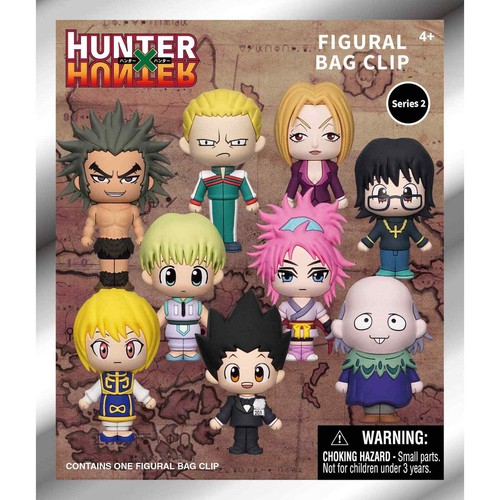 New Lot of 3 Hunter x Hunter Series 2 3D Foam Blind Bag Clip - Picture 3 of 5