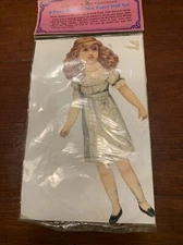 Old Fashioned “Raphael” 8 Piece 9” Paper Doll-Hats, Dress ++1983 Merrimack