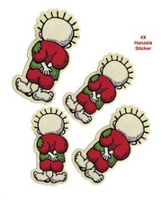 4X Hanzala Stickers   Versatile, Durable Handala, New, Put It On Many Things