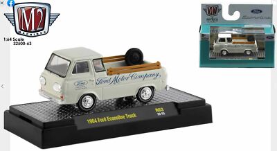 M2 MACHINES AUTO-TRUCKS - WHITE - 1964 FORD ECONOLINE TRUCK
