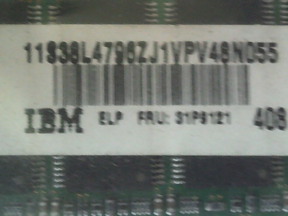 IBM 512MB 2 X 31P9121 256MB PC2700 DDR 333MHz CL2.5 sin ECC 184 pines Foto 2 de 4