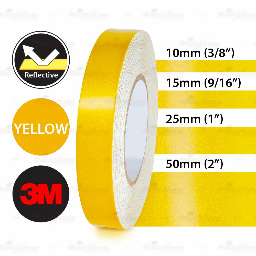 3M REFLECTIVE High Visibility Conspicuity SelfAdhesive Roll Decal Tape