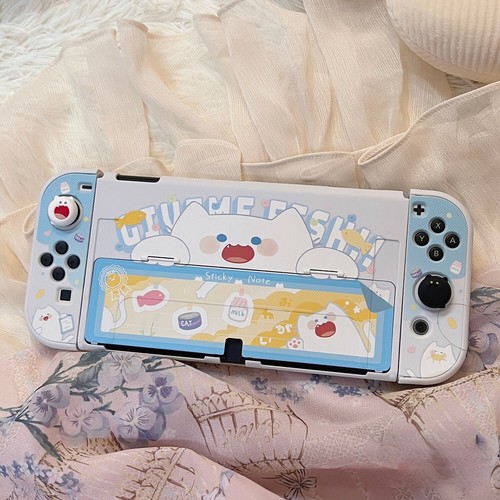 GeekShare Protective Case for Nintendo Switch OLED & Joy Con Cover BOBO Cat Kits - Picture 12 of 25