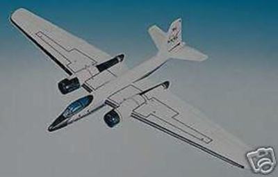 WB-57 NASA Research Airplane Desktop Wood Model Regular Free Shipping
