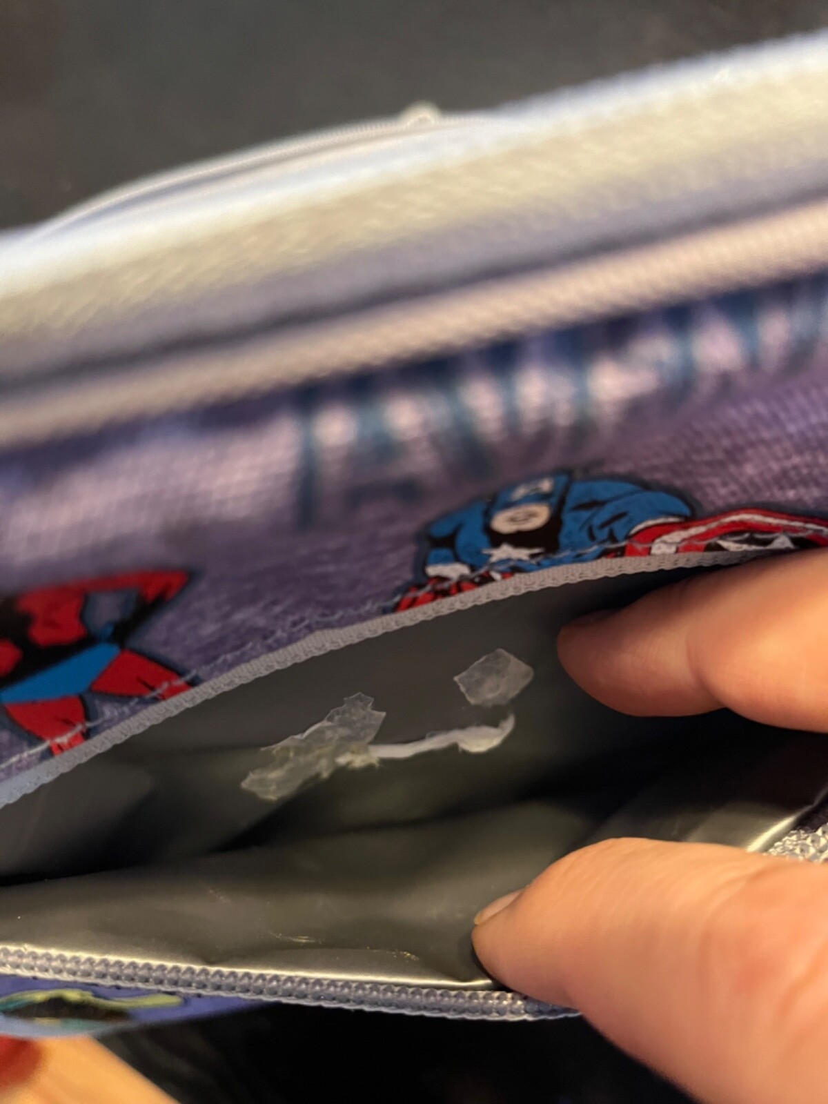 PONY Borsa porta pranzo Pottery Barn Marvel Avengers borsa scuola supereroi Disney divertente