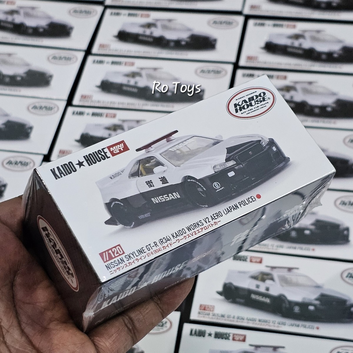KAIDO HOUSE x MINI GT NISSAN GT-R R34 KAIDO WORKS V2 JAPAN KAIDO HOUSE x MINI GT NISSAN GT-R R34 KAIDO WORKS V2 JAPAN