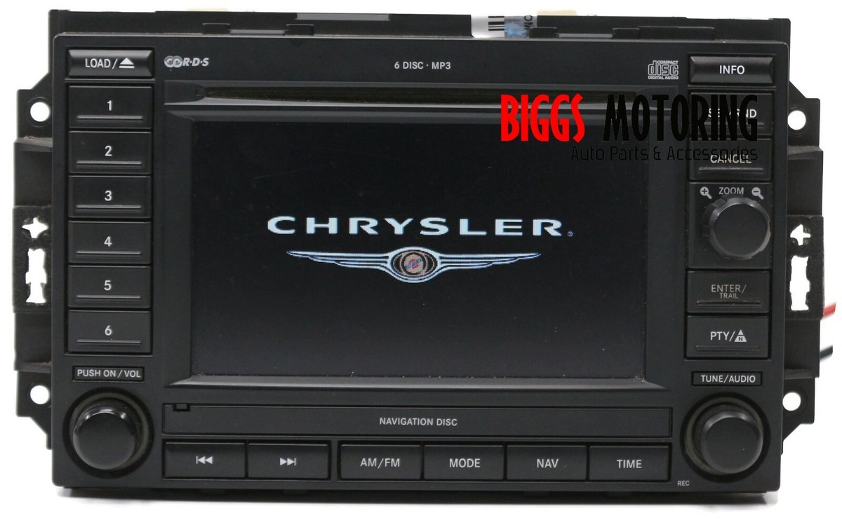 2005-2009 Dodge Chrysler REC Navigation Radio 6 Disc Cd Player