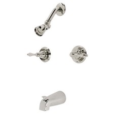 Victorian Twin Handle Tub Shower Faucet