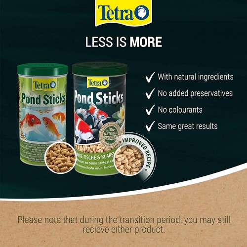 Tetra Pond Sticks 50L (5K) Floating Fish Food Koi Complete Food Vitality - Picture 3 of 3