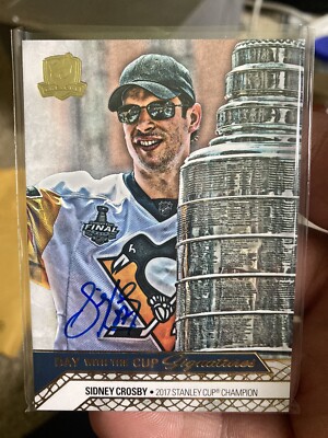 Sidney Crosby 20-21 Upper Deck The Cup Day With The Cup Signatures