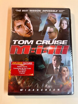 Mission Impossible 3 DVD Tom Cruise, Keri Russell, Philip Seymour 