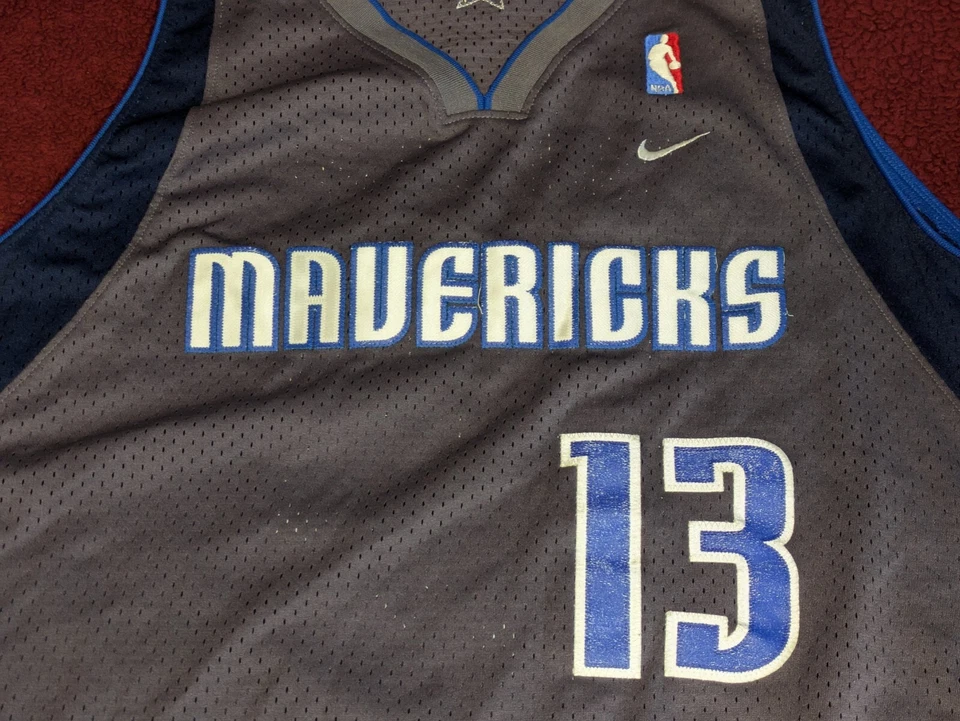 Camiseta vintage Nike Team Dallas Mavericks #13 Nash para hombre XXL+2 azul NBA  Foto 2 de 4