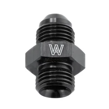 Aluminum 6AN to -6AN Male Flare Reducer Coupler Adapter For ORB Black