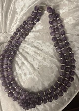 Real Naturals Amethyst Necklace -Brand NEW