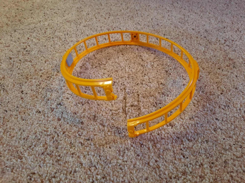 Tren Lego, pista montaña rusa bucle cuarto, riel. ¡Bucle completo! 4 piezas Foto 4 de 4