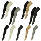 Womens Over Knee Cable Ribbed Knit Wool Blend High Socks Fits 4-7