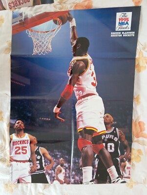 The 1995 NBA Finals Hakeem Olajuwon Vs Shaq Attack O'Neal Houston Vs Orlando