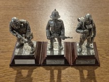 English Miniatures Fine Art Sculptures - Military Collection x 3