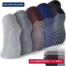 Grip Socks for Women Men- Non Slip Grippy Sticky Anti Skid Slipper Sock for ...
