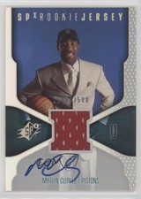 2000-01 SPx SPx Rookie Jersey Auto 1675/2500 Mateen Cleaves #118 Auto 3c7