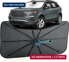 Car Windshield Sun Shade Umbrella for Ford Edge 2015-2026, 1:1 Fit Reflective