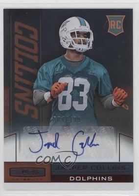 2013 Rookies & Stars Longevity Rookie Ruby Signatures Jasper Collins Auto RC 4p7