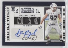 2019 Panini Contenders Draft Picks College Ticket Dax Raymond #152 Auto 2t7