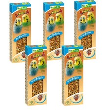 10x Honig Knabberstangen Wellensittiche kleine Papageien Vogelfutter Snack