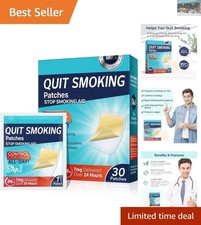 Clear 7 mg Quit Patches - 30 Count for Continuous Relief from Smoking Cravings