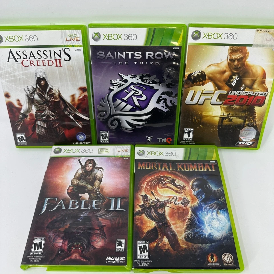 Xbox 360 Paquete 11 Juegos COD Black Ops Black Ops II MW2 MW3 Halo Reach Halo 4 + Foto 3 de 3
