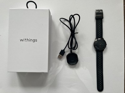 Withings Fitness-Uhr Steel HR Sport inkl. Ladekabel
