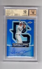 2015 Leaf Metal Draft Perfect Game Blue Prismatic /25 Gavin Lux BGS 10 Pristine