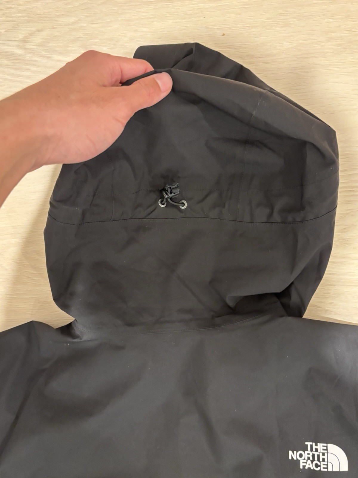 North Face Performance Rain Jacket Adjustable Bla… - image 7