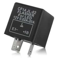 3-Pin Universal LED Flasher Turn Signal Relay Car Motorcycle CF14 JL-02 12v